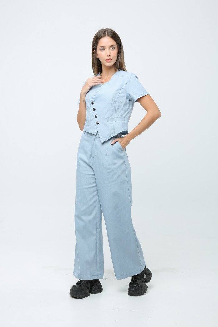 Chic Angler Crop Blazer Top - Image 8