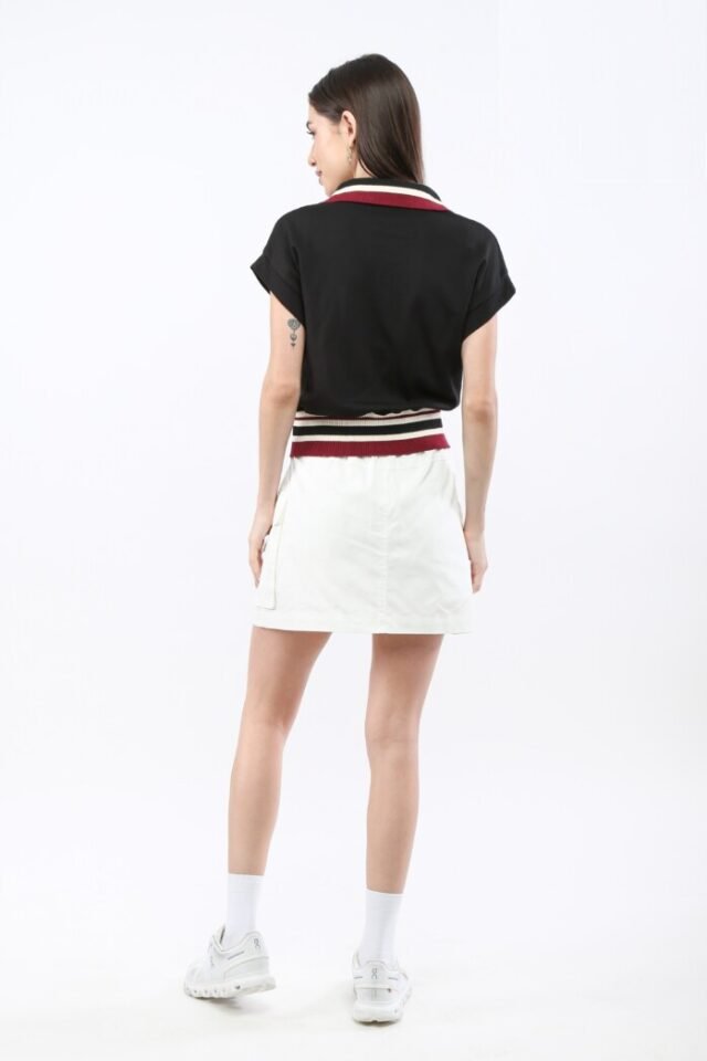 Casual Edge Collar Top - Image 3
