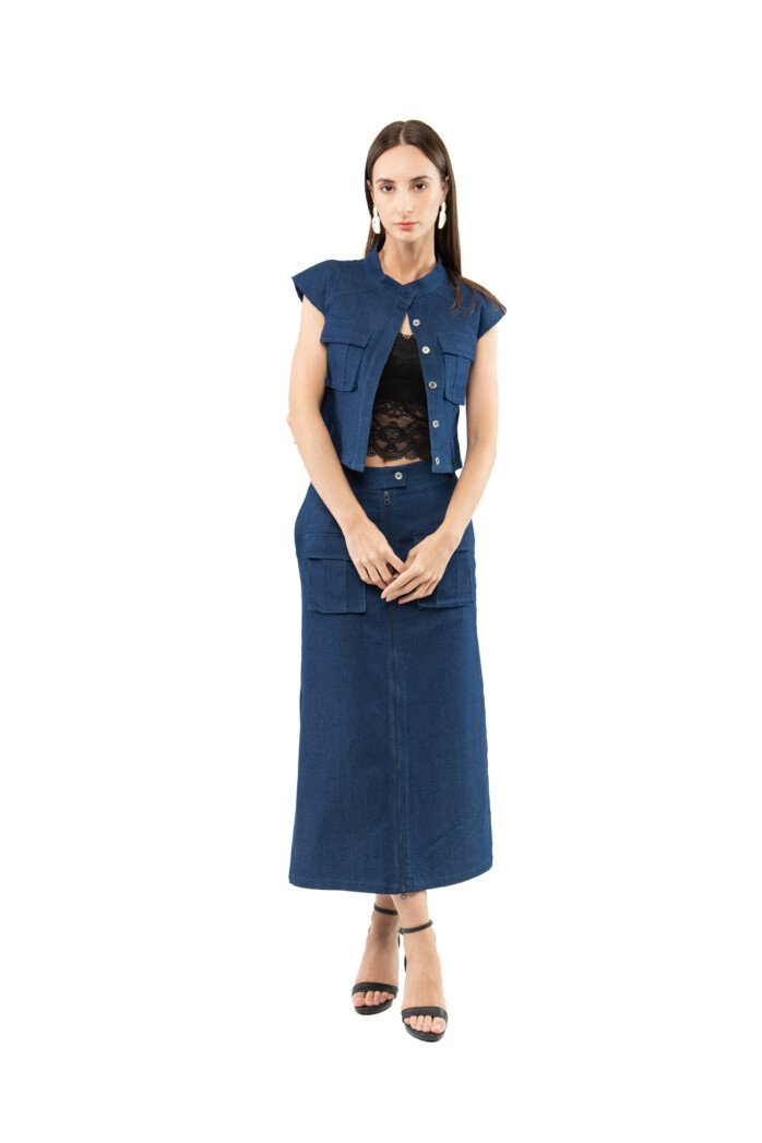 Chic Pocket Front Blouse - Image 5