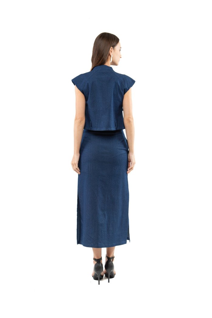 Chic Pocket Front Blouse - Image 6