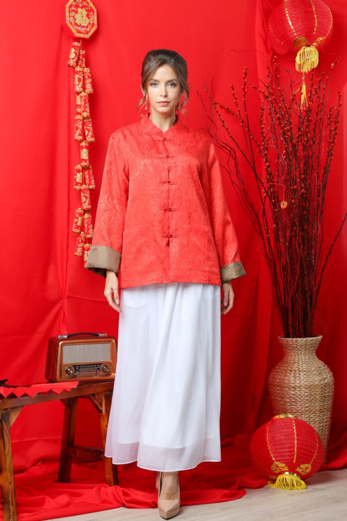 Heritage Mandarin Blouse - Image 4