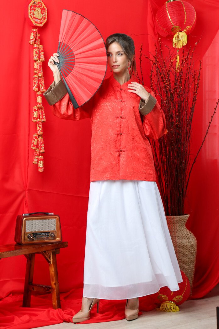 Heritage Mandarin Blouse