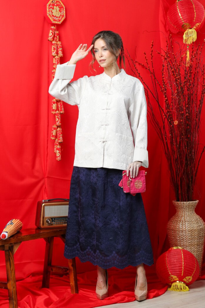 Heritage Mandarin Blouse - Image 6