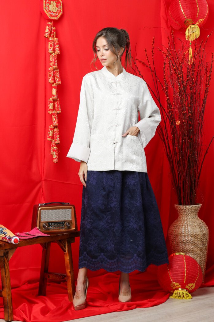 Heritage Mandarin Blouse - Image 7