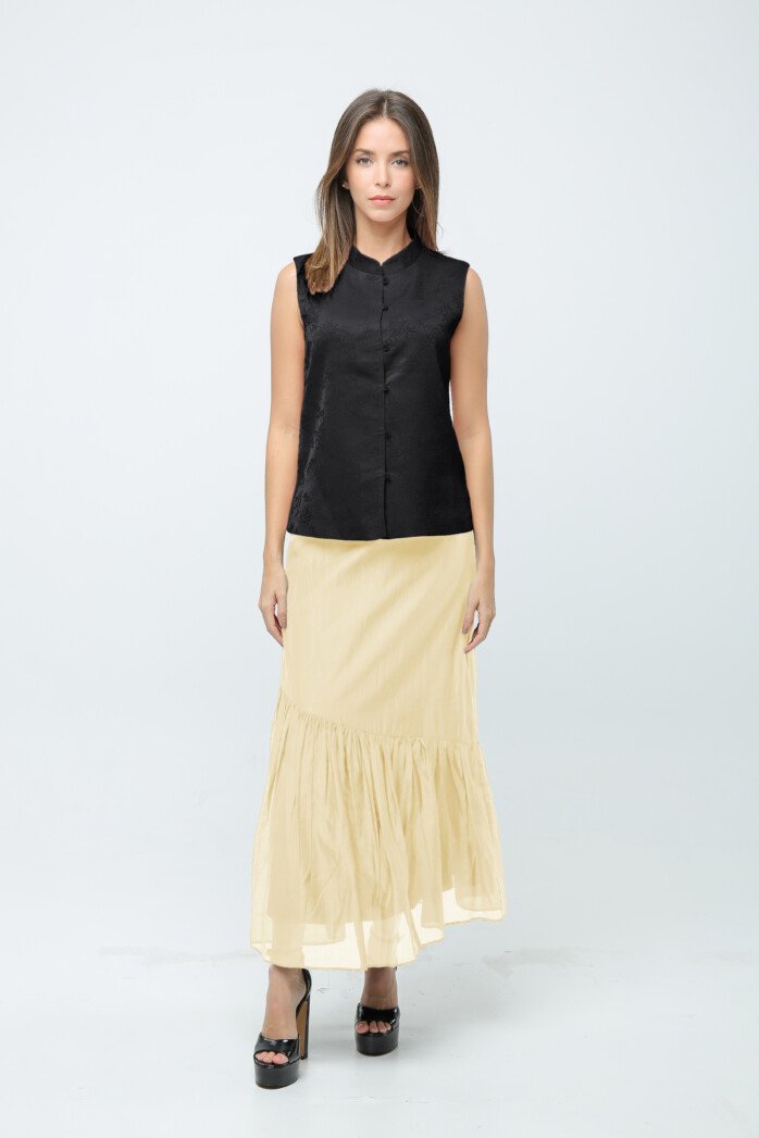 Serenity Jacquard Sleeveless Top - Image 7