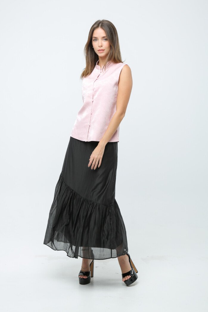 Serenity Jacquard Sleeveless Top - Image 4