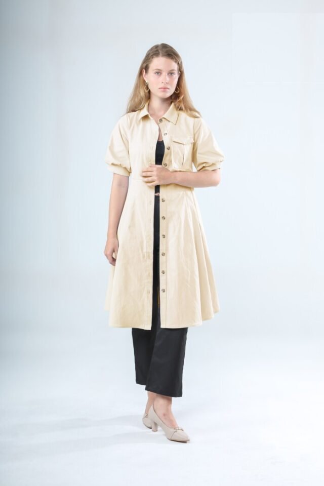 Timeless Charm Button Dress - Image 2