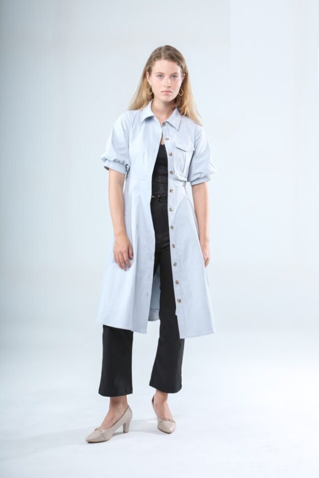 Timeless Charm Button Dress - Image 5