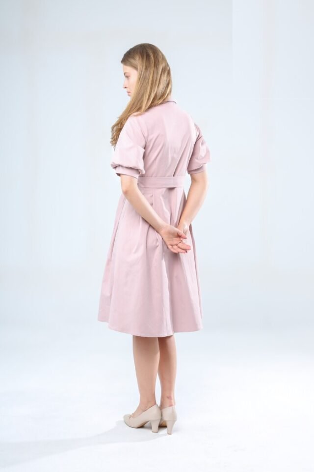 Timeless Charm Button Dress - Image 9