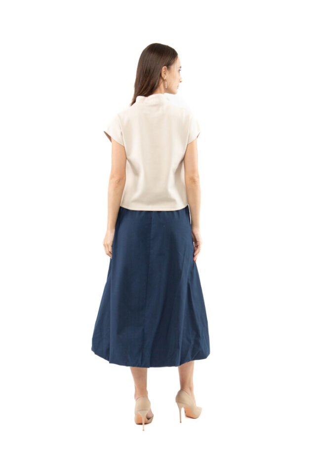 Zip-Collar Casual Blouse - Image 3