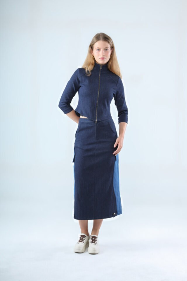 Modern Muse Denim Skirt - Image 3