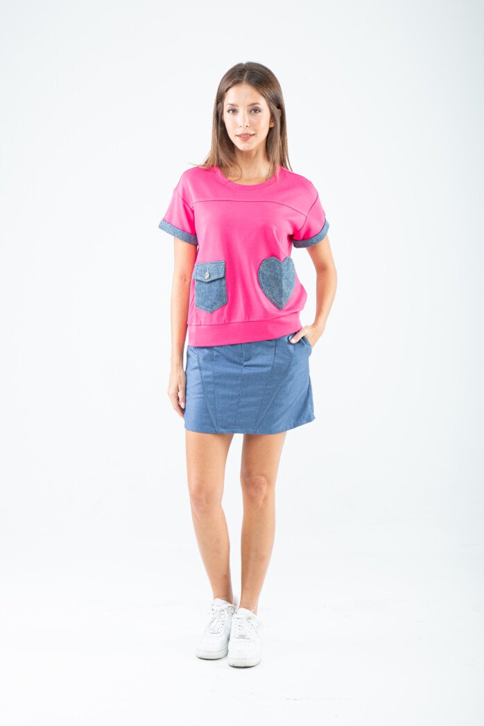 Heart Accent Pocket Tee - Image 6