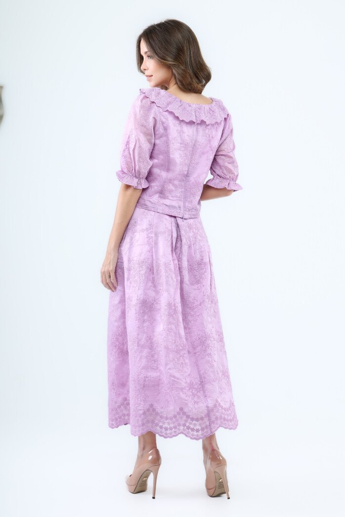 Casual Chic Puff Sleeve Skirt - Image 3