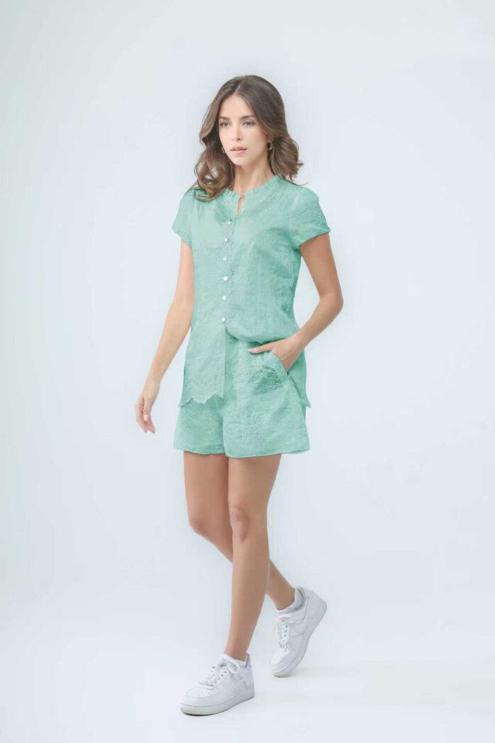 Lightweight Two-Piece Outfit Blouse - Image 6