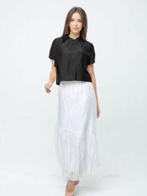 Alternative view of Elegant Ease Blouse Silky Satin