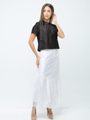 Elegant Ease Blouse Silky Satin