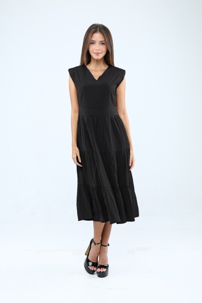 Soft Breeze Tiered Midi Dress - Image 7
