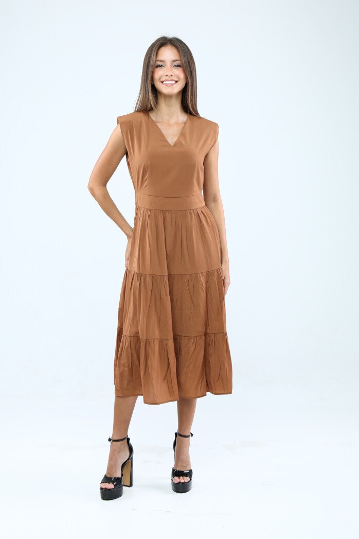 Soft Breeze Tiered Midi Dress - Image 5