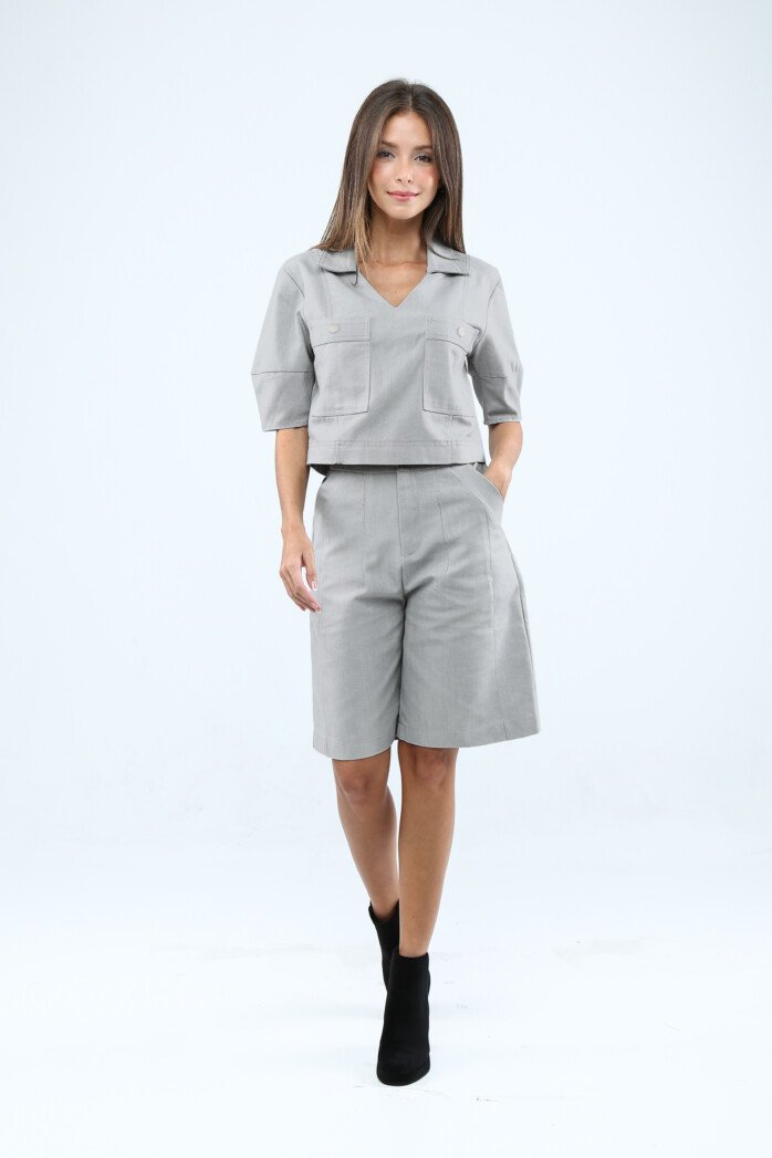 A-Line Wide-Leg Shorts - Image 4