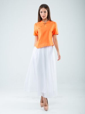 Grace Charm Mandarin Top