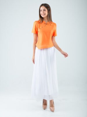 Alternative view of Grace Charm Mandarin Top