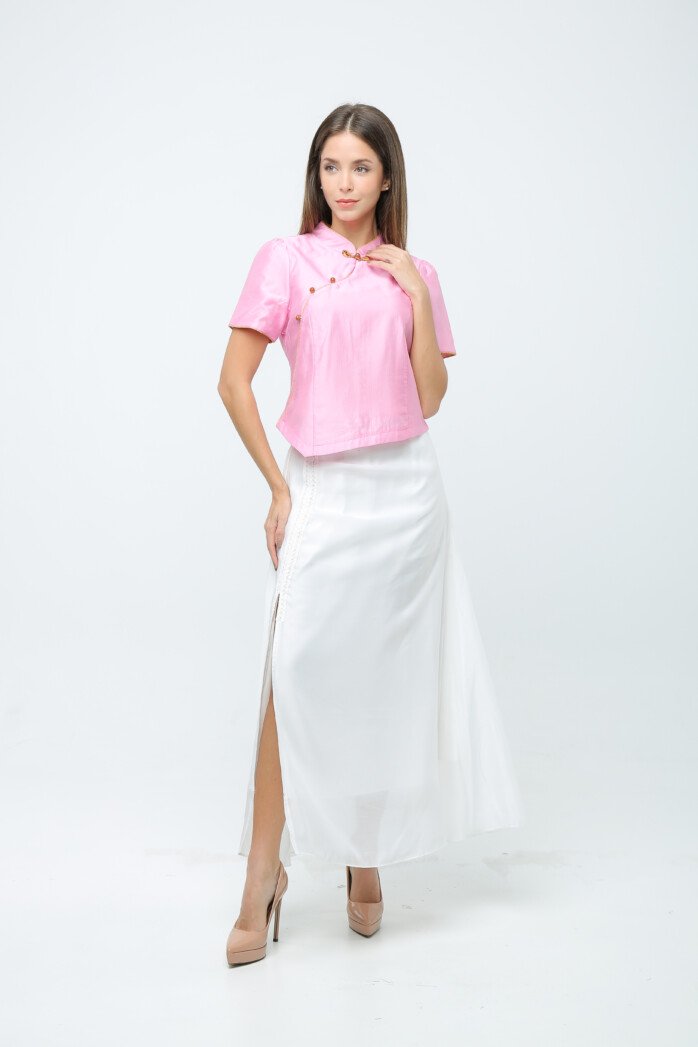 Grace Charm Mandarin Top - Image 4