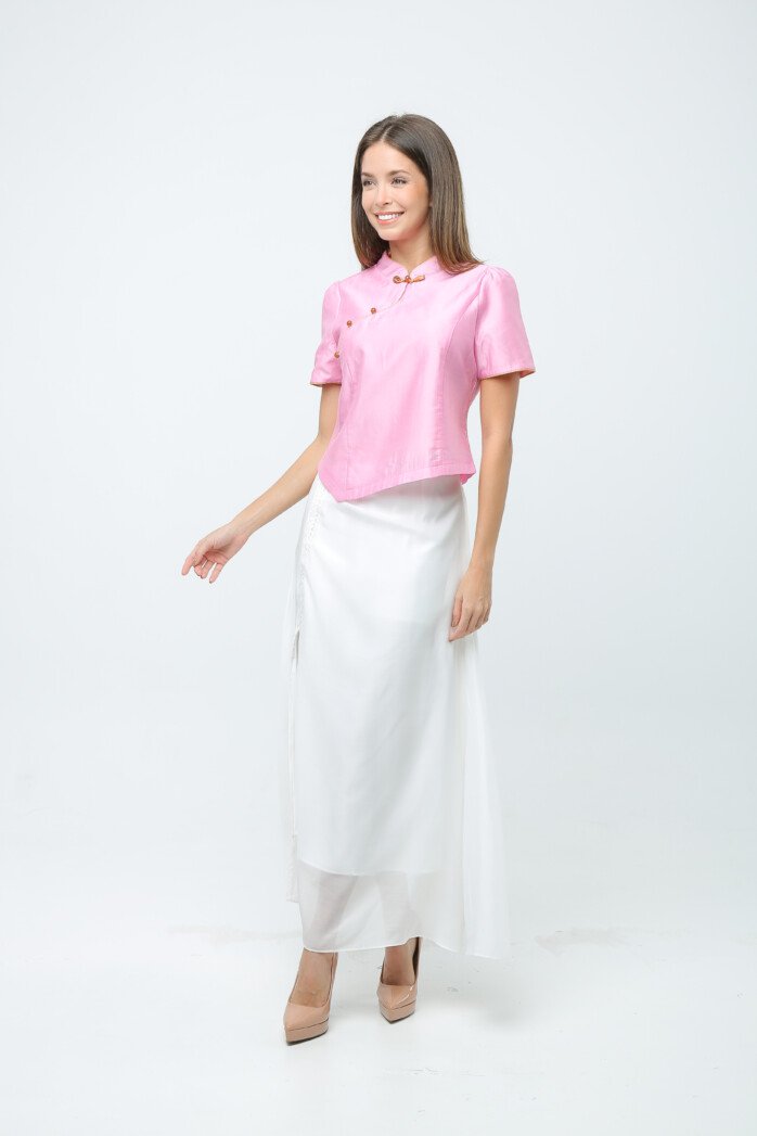 Grace Charm Mandarin Top - Image 5