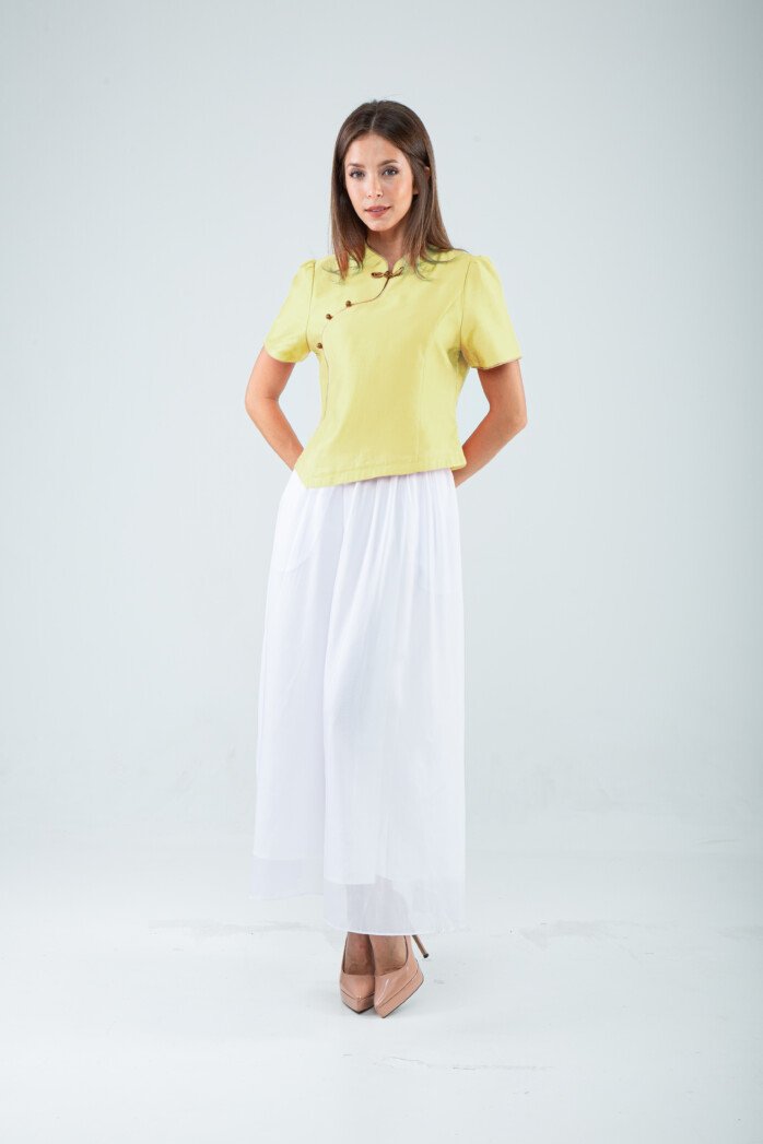 Grace Charm Mandarin Top - Image 8