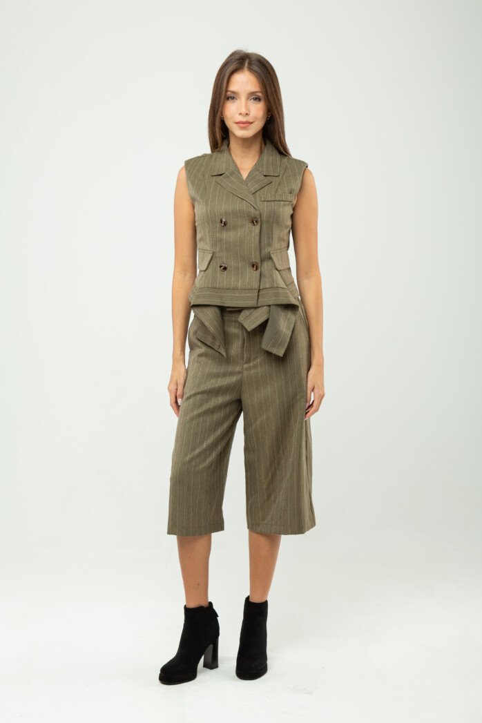 Double-Breasted Lapel Vest - Image 2