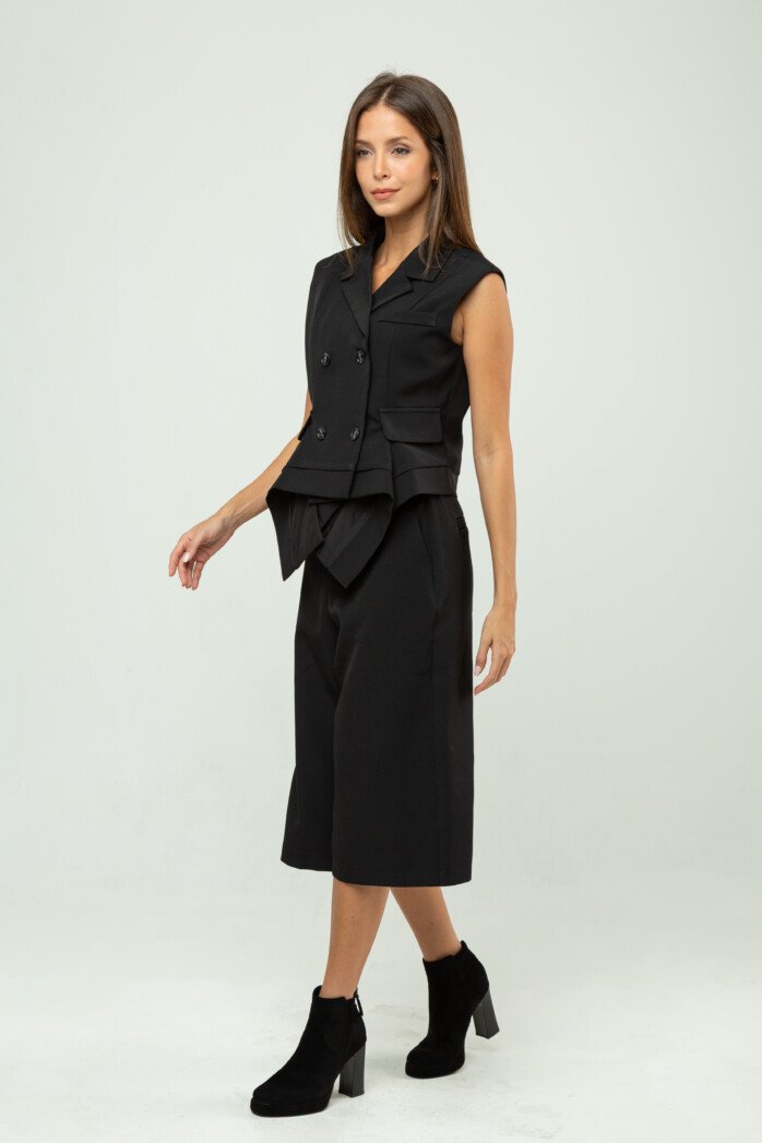 Double-Breasted Lapel Vest - Image 12