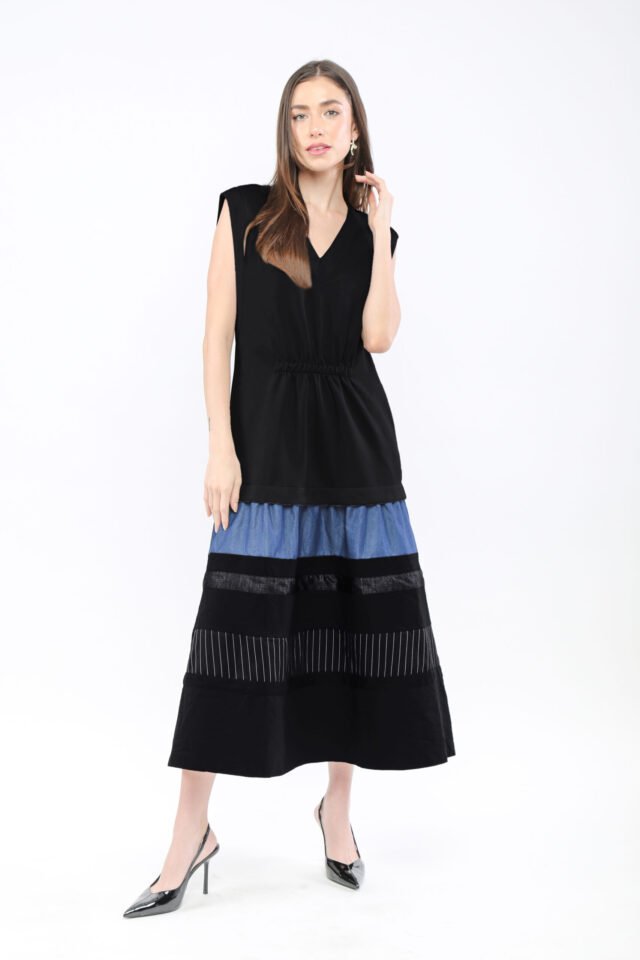 Dark Luxe Long Dress - Image 2