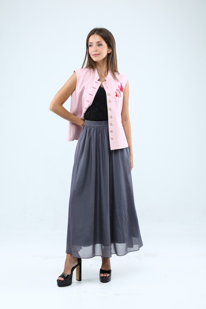 Lucky Bloom Mandarin Blouse - Image 9