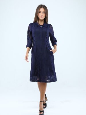 The Aurelia Embroidered Shirt Dress