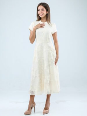 Laurel Embroidered Midi Dress