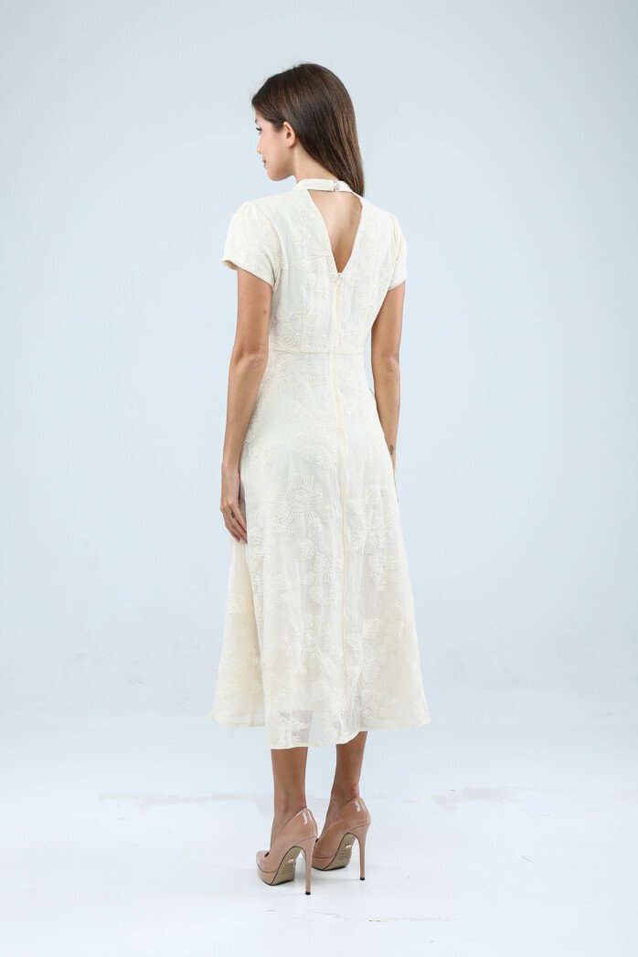 Laurel Embroidered Midi Dress - Image 5