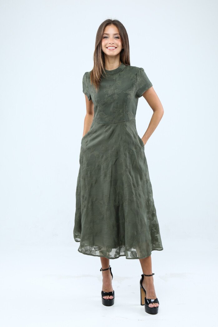 Laurel Embroidered Midi Dress - Image 6