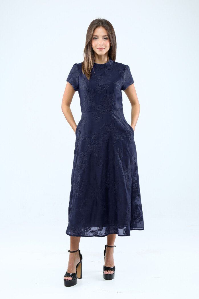 Laurel Embroidered Midi Dress - Image 10