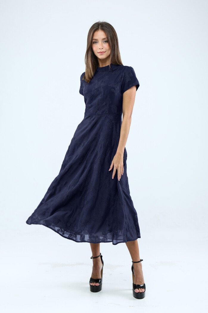 Laurel Embroidered Midi Dress - Image 11