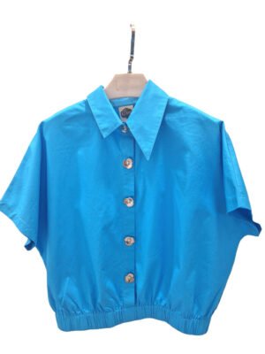Eve Brand Ladies Blouse With Asymmetrical Collar