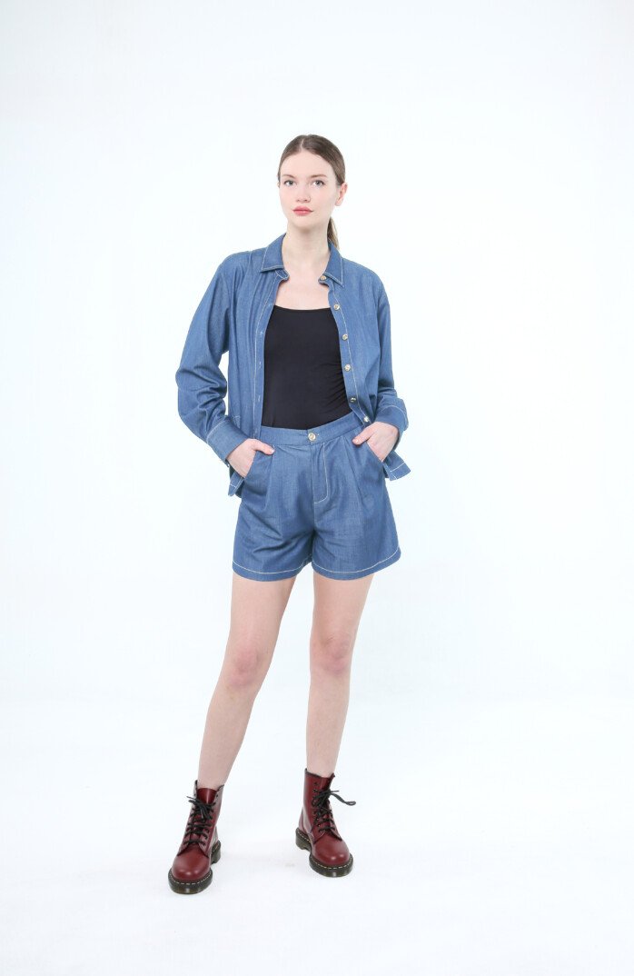 Eve Brand Ladies Short Denim Pants