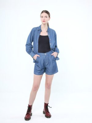 Alternative view of Eve Brand Ladies Denim Blouse