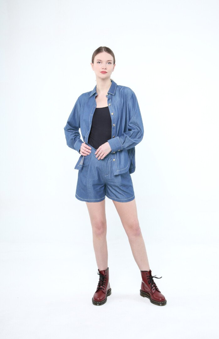 Eve Brand Ladies Denim Blouse - Image 3