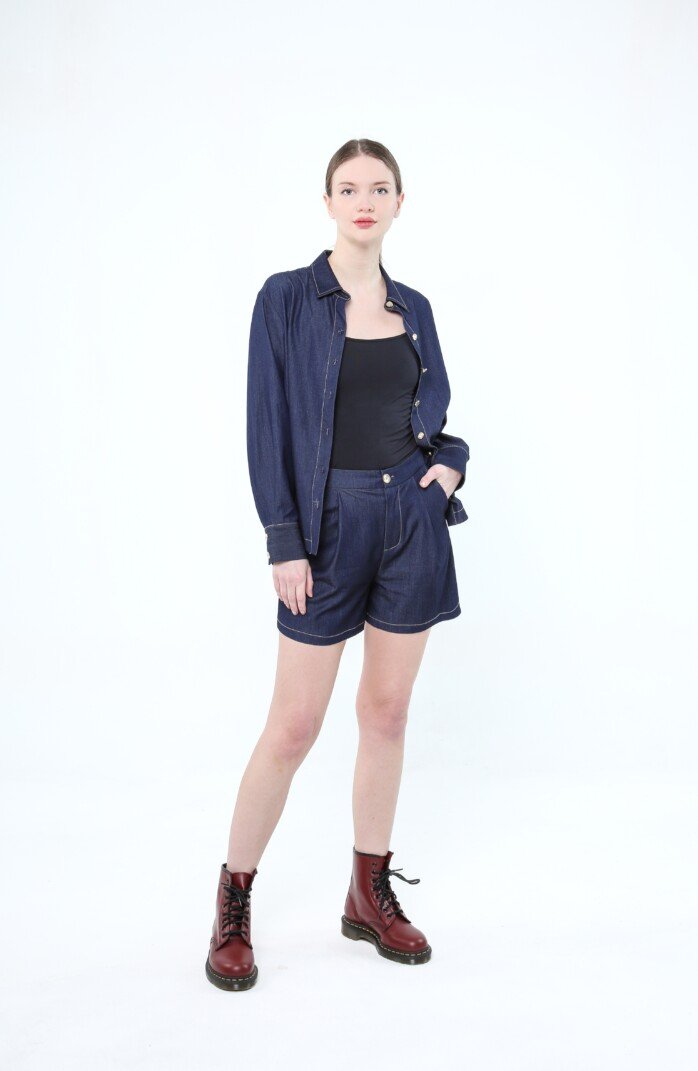 Eve Brand Ladies Denim Blouse - Image 4