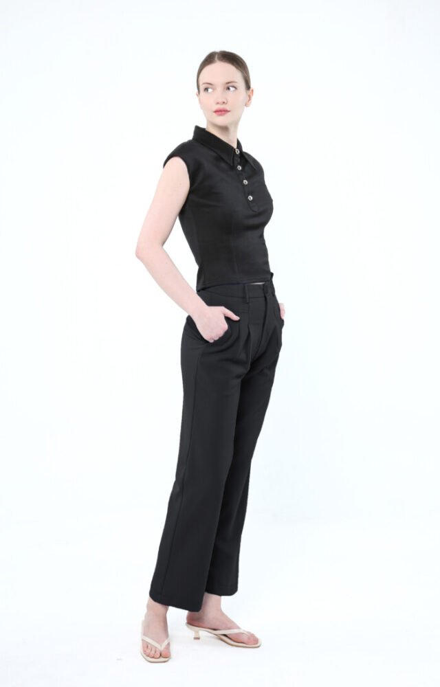 Eve Brand Ladies Double-Pleated Pants E8165BP - Image 3