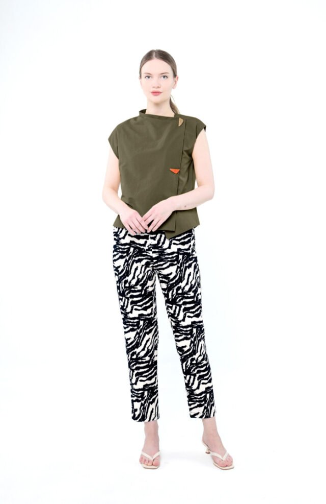 Eve Brand Ladies Printed Basic Pants E8172BP - Image 4