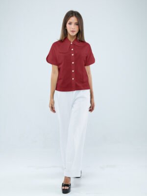 Eve Brand Romance Artsy Collar Blouse