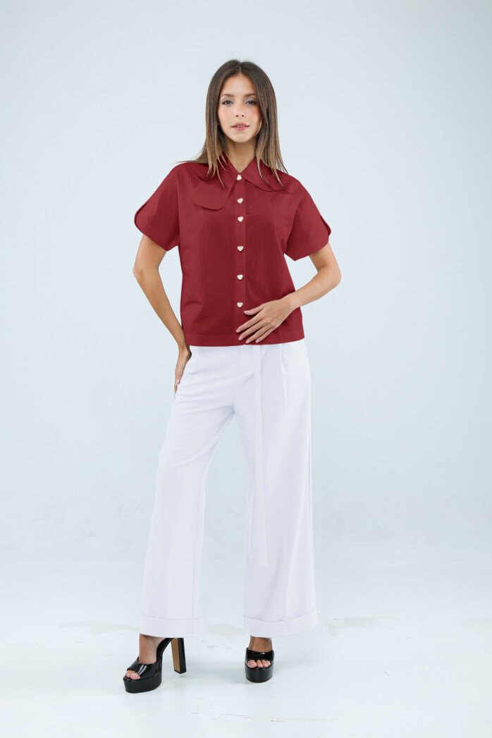 Eve Brand Ladies Buckle Wide Leg Pants - Image 3
