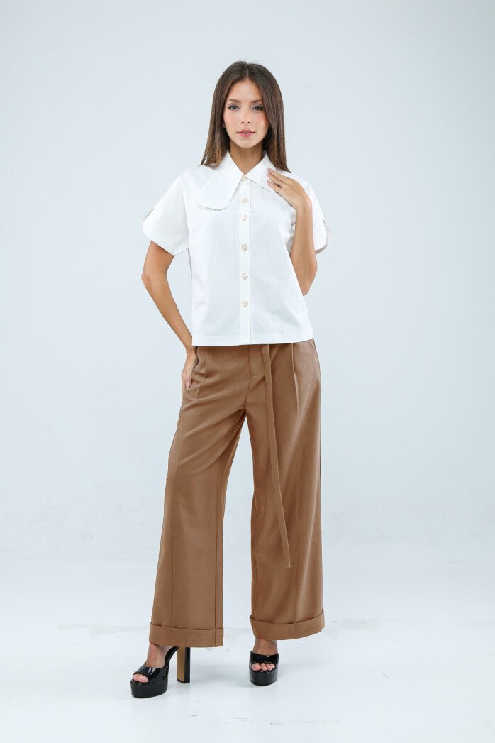 Eve Brand Ladies Buckle Wide Leg Pants - Image 4