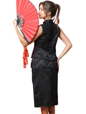 Alternative view of Jacquard Side Slit Skirt