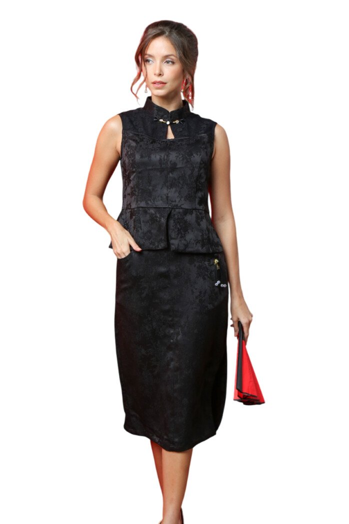 Jacquard Side Slit Skirt - Image 3